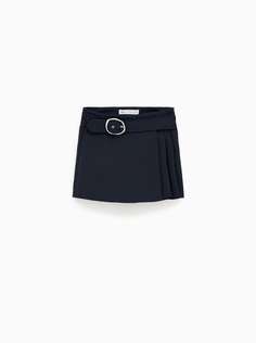 Юбка с поясом и пряжкой Zara