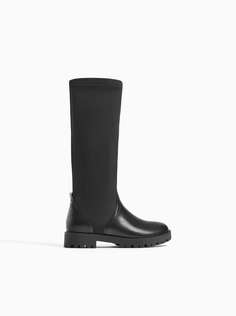 Комбинированные сапоги Zara