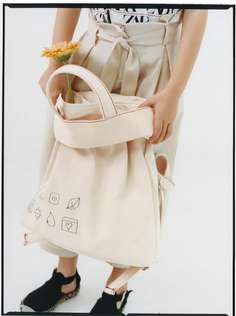 Рюкзак-сумка из хлопка Zara