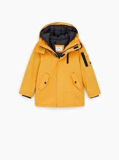 Парка из нейлона с отстегивающейся подкладкой Zara