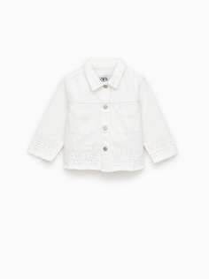 Джинсовая куртка с перфорацией Zara