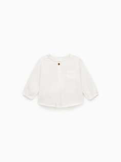 Рубашка из ткани с рельефным узором Zara
