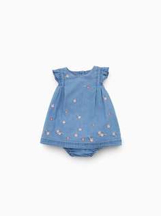 Платье с цветочной вышивкой Zara