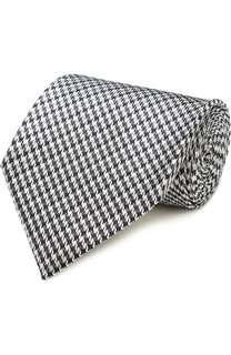 Шелковый галстук с узором houndstooth Tom Ford