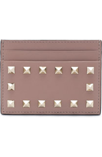 Кожаный футляр для кредитных карт Valentino Garavani Rockstud Valentino