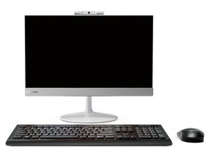 Моноблок Lenovo V410z White 10QW0011RU (Intel Core i5-7400T 2.4 GHz/4096Mb/1000Gb/DVD-RW/Intel HD Graphics/Wi-Fi/Bluetooth/Cam/21.5/1920x1080/DOS)