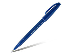Фломастер-кисть Pentel Brush Sign Pen Blue SES15C-C