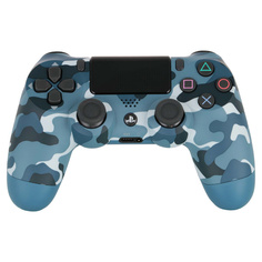 Аксессуар для игровой консоли PlayStation 4 Геймпад Dualshock v2 синий камуфляж