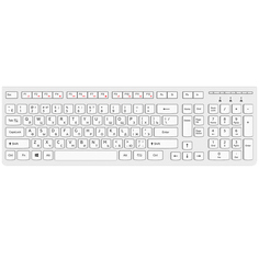 Клавиатура проводная RSQ RSQ-KBWD-002-WH