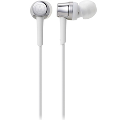 Наушники внутриканальные Audio-Technica ATH-CKR30iS White/Silver