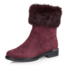 Полусапоги Бордовые полусапоги на шерсти Respect