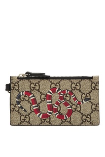 Чехол для карт с принтом Kingsnake Gucci