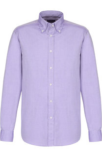 Хлопковая сорочка с воротником button down