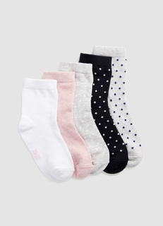 Комплект из 5 пар носков для девочек Ostin