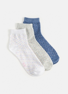 Комплект из 3 пар носков для девочек Ostin