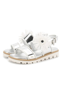 Кожаные сандалии