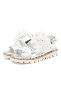 Кожаные сандалии