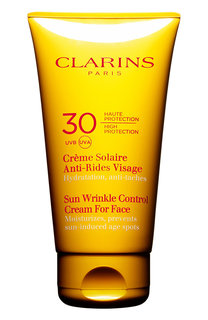 Солнцезащитный крем для лица crème solaire anti-rides visage spf 30