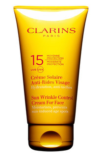 Солнцезащитный крем для лица crème solaire anti-rides visage spf 15