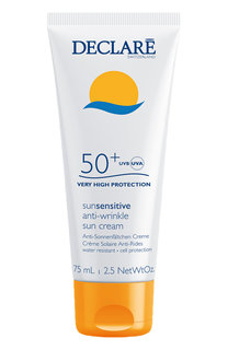 Солнцезащитный крем с омолаживающим действием anti-wrinkle sun cream spf 50+