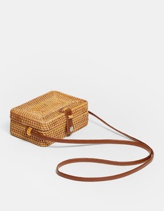 Прямоугольная сумка с плечевым ремнем Stradivarius