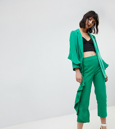 Брюки-галифе с оборкой River Island - Зеленый