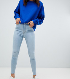 Суперэластичные джинсы скинни с завышенной талией Weekday - Синий