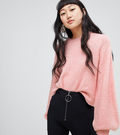 Розовый джемпер с пышными рукавами Weekday - Розовый