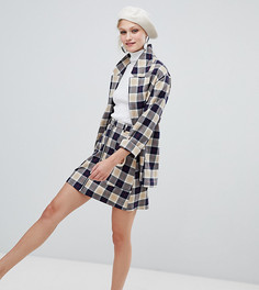 Мини-юбка в клетку Monki - Мульти