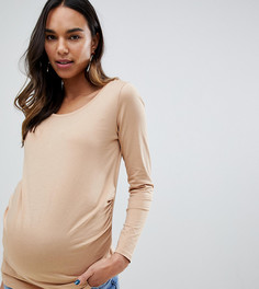 Светло-коричневый лонгслив New Look Maternity - Коричневый
