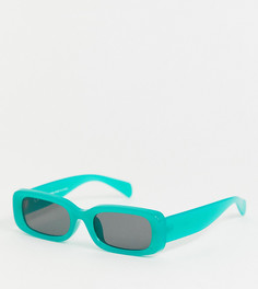 Солнцезащитные очки в прямоугольной оправе Weekday Resort Capsule - Синий