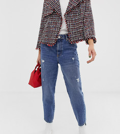 Выбеленные джинсы прямого кроя River Island - Синий