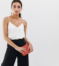 Белый топ на бретельках River Island - Белый