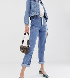 Джинсы в стиле милитари River Island - Синий