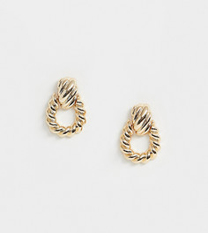 Золотистые серьги-гвоздики River Island - Золотой