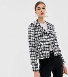 Байкерская куртка из ткани букле River Island - Мульти
