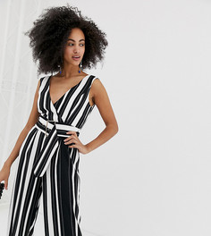 Комбинезон в полоску с поясом River Island - Мульти