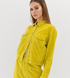 Желтая вельветовая куртка Missguided - Желтый