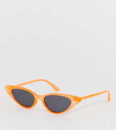 Оранжевые солнцезащитные очки кошачий глаз New Look - Оранжевый
