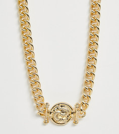 Ожерелье с подвеской Reclaimed Vintage - Золотой