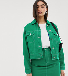Комбинируемая джинсовая зеленая куртка Missguided - Зеленый