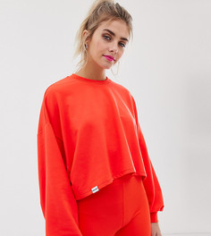 Легкий неоново-оранжевый свитшот Bershka x PANTONE - Оранжевый