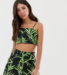 Кроп-топ на бретельках с принтом Missguided - Мульти
