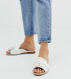 Белые шлепанцы с кисточками River Island - Белый