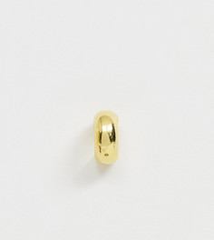 Кафф из позолоченного серебра ASOS DESIGN - Золотой