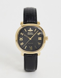 Часы на кожаном ремешке Vivienne Westwood - VV214GDBK Mayfair - Черный