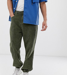 Вельветовые брюки с манжетами COLLUSION - Зеленый
