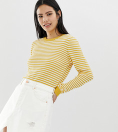 Белая джинсовая юбка с 5 карманами Bershka - Белый