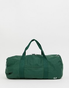 Зеленая сумка дафл с логотипом в винтажном стиле Fred Perry vintage - Зеленый