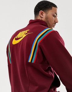 Красная куртка на молнии Nike Reissue - Красный